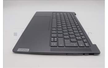 Lenovo 5CB1L50281 C-Cover with keyboard, Portuguese, Storm Grey, Puresight Logo, UK