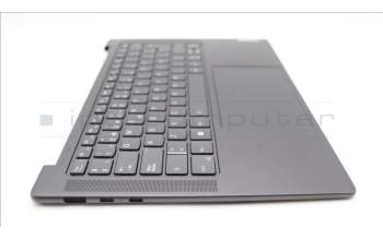 Lenovo 5CB1L50287 C-Abdeckung mit Tastatur, Spanisch, sturmgrau, Puresight-Logo