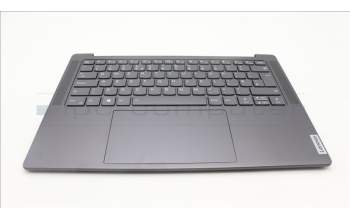 Lenovo 5CB1L50296 C-Abdeckung mit Tastatur, Englisch (GB), sturmgrau, Ohne Puresight-Logo
