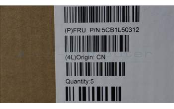 Lenovo 5CB1L50312 C-Abdeckung mit Tastatur, Englisch, Aquamarinblau, Ohne Puresight-Logo