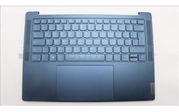 Lenovo 5CB1L50323 C-Abdeckung mit Tastatur, Deutsch, Aquamarinblau, Puresight-Logo