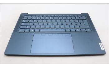 Lenovo 5CB1L50351 C-Abdeckung mit Tastatur, Spanisch, Aquamarinblau, Puresight-Logo
