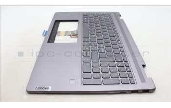 Lenovo 5CB1L50383 C-Abdeckung mit Tastatur, Skandinavien, arktisgrau, Fingerabdruckleser