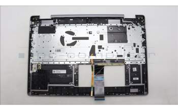 Lenovo 5CB1L50387 C-Abdeckung mit Tastatur, Spanisch, arktisgrau, Fingerabdruck
