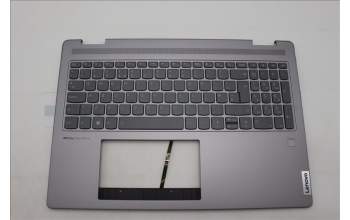 Lenovo 5CB1L50392 C-Abdeckung mit Tastatur, Englisch (GB), Arktisgrau, Fingerabdruck