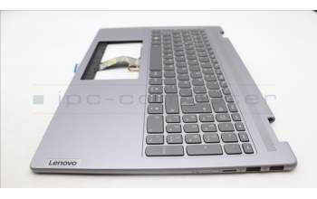 Lenovo 5CB1L50419 C-Abdeckung mit Tastatur, Spanisch, Arktisgrau, Ohne_Fingerabdruckscanner