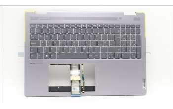 Lenovo 5CB1L50424 C-Abdeckung mit Tastatur, Englisch (GB), arktisgrau, Ohne_Fingerabdruckscanner