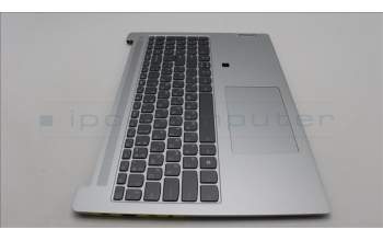 Lenovo 5CB1L50445 C-Abdeckung mit Tastatur, Russisch, Wolkengrau, Hintergrundbeleuchtung, Fingerabdruck