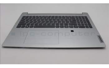 Lenovo 5CB1L50447 C-Abdeckung mit Tastatur, Hebräisch, Wolkengrau, Hintergrundbeleuchtung, Fingerabdruck
