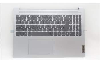 Lenovo 5CB1L50487 C-Abdeckung mit Tastatur, Portugiesisch, Wolkengrau, Hintergrundbeleuchtung, Ohne_Fingerabdruckscanner