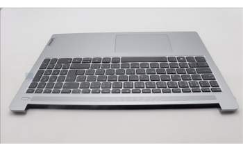 Lenovo 5CB1L50500 C-Abdeckung mit Tastatur, Tschechisch/Slowakisch, wolkengrau, Hintergrundbeleuchtung, ohne Fingerabdruck, GB