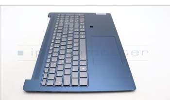 Lenovo 5CB1L50527 C-Abdeckung mit Tastatur, Belgisch, tiefblau, Hintergrundbeleuchtung, Fingerabdruck, GB