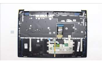 Lenovo 5CB1L50530 C-Abdeckung mit Tastatur, Schweiz, tiefblau, Hintergrundbeleuchtung, Fingerabdruckleser