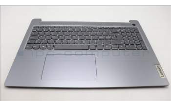 Lenovo 5CB1L51001 C-Abdeckung mit Tastatur, Skandinavien, Arktisgrau, Hintergrundbeleuchtung, Fingerabdruck