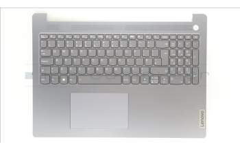 Lenovo 5CB1L51010 C-Abdeckung mit Tastatur, Englisch (GB), Arktisgrau, Hintergrundbeleuchtung, Fingerabdruck