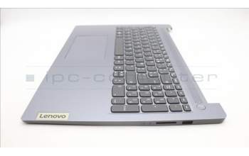 Lenovo 5CB1L53356 C-Abdeckung mit Tastatur, Französisch, arktisgrau, Ohne_Hintergrundbeleuchtung, Ohne_Fingerabdruckscanner