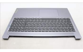 Lenovo 5CB1L53364 C-Abdeckung mit Tastatur, Belgisch, arktisgrau, Ohne Hintergrundbeleuchtung, Ohne Fingerabdruck, GB