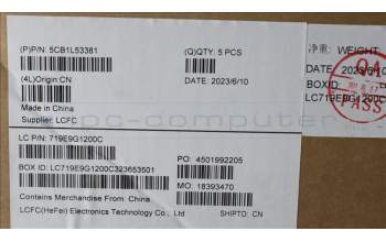 Lenovo 5CB1L53381 Tastatur inkl. Topcase ASM_ENG L82WS RGBWOT_WL