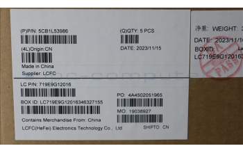 Lenovo 5CB1L53986 Tastatur inkl. Topcase schweiz L82WS WHWOT_WOL