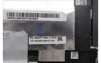 Lenovo 5CB1L54619 C-Cover with keyboard,US English Euro,Onyx Grey,RGB Backlight