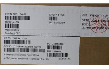 Lenovo 5CB1L54637 Tastatur inkl. Topcase ASM_NORDIC L82WM OG RGB