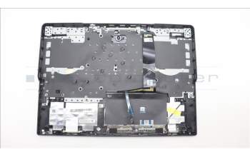 Lenovo 5CB1L54670 C-Abdeckung mit Tastatur, Portugiesisch, Onyxgrau, Weiße Hintergrundbel.