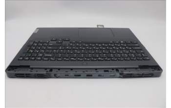 Lenovo 5CB1L54678 C-Cover with keyboard,Ukraine,Onyx Grey,White Backlight