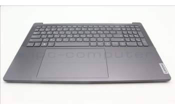 Lenovo 5CB1L55122 C-Abdeckung mit Tastatur, Hebräisch, Sturmgrau