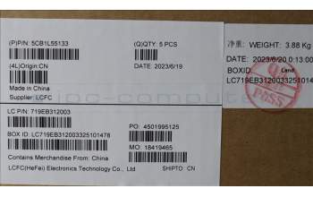 Lenovo 5CB1L55133 Tastatur inkl. Topcase ASM_SLV_STGY L83BY