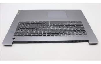 Lenovo 5CB1L55582 C-Abdeckung mit Tastatur, Hebräisch, arktisgrau, Fingerabdruck