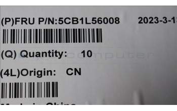 Lenovo 5CB1L56008 COVER Hinge Cap C 82YA SG