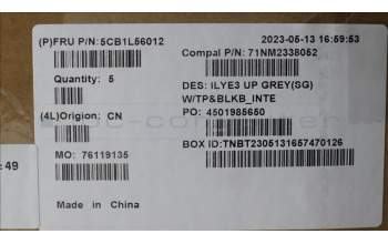 Lenovo 5CB1L56012 Tastatur inkl. Topcase ASM_EURO ENG C82YA SGBL