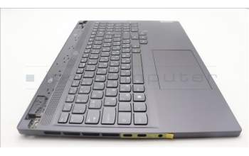 Lenovo 5CB1L56036 C-Abdeckung mit Tastatur, Bulgarisch, sturmgrau, Hintergrundbeleuchtung, GB
