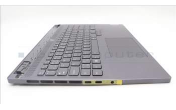 Lenovo 5CB1L56037 C-Abdeckung mit Tastatur, Tschechisch/Slowakisch, sturmgrau, Hintergrundbeleuchtung, GB