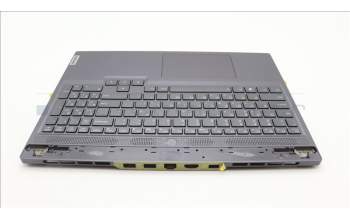 Lenovo 5CB1L56043 C-Abdeckung mit Tastatur, Griechisch, Sturmgrau, RGB-Hintergrundbeleuchtung