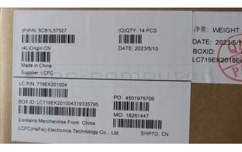 Lenovo 5CB1L57527 FRU ROCT_D_COVER_UMA_WL_ASSY_GY