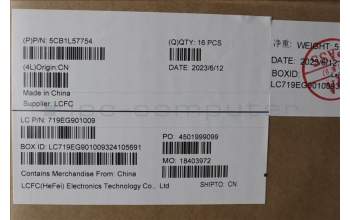 Lenovo 5CB1L57754 FRU KT4D1_A_C30_FHD_RGB_ASSY