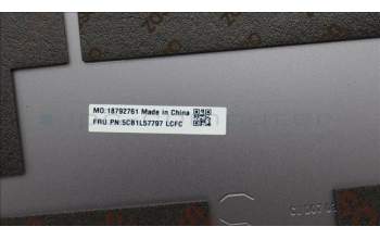 Lenovo 5CB1L57797 FRUCOVERKX3B0_A_COVER_AL_SUB_ASSY