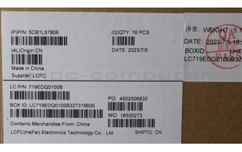 Lenovo 5CB1L57806 KX3B0_A_COVER_SUB_ASSY_PC_FHD_T