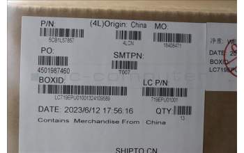 Lenovo 5CB1L57857 KP6B0_C_FRAME_ASSY_WWAN