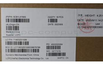 Lenovo 5CB1L57955 FRU KT4D5_D_COVER_AL_WLAN_SLV_ASSY