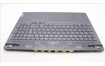 Lenovo 5CB1L60066 C-Cover with keyboard, Slovenian, Storm Grey, RGB Backlight, UK