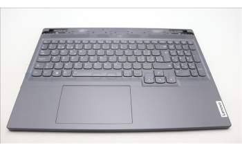 Lenovo 5CB1L60067 C-Abdeckung mit Tastatur, Schweiz, sturmgrau, RGB-Hintergrundbel.