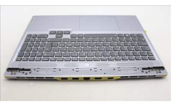 Lenovo 5CB1L60091 C-Abdeckung mit Tastatur, Skandinavien, Mineralgrau, Hintergrundbeleuchtung