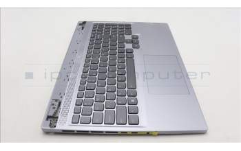 Lenovo 5CB1L60106 C-Abdeckung mit Tastatur, Englisch, Mineralgrau, RGB-Hintergrundbel.