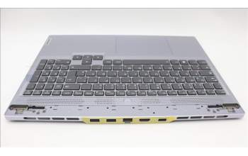 Lenovo 5CB1L60125 C-Abdeckung mit Tastatur, Deutsch, Mineralgrau, RGB-Hintergrundbel.