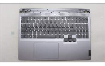Lenovo 5CB1L60128 C-Abdeckung mit Tastatur, Belgisch, Mineralgrau, RGB-Hintergrundbel., GB