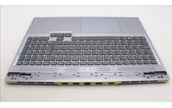 Lenovo 5CB1L60128 C-Abdeckung mit Tastatur, Belgisch, Mineralgrau, RGB-Hintergrundbel., GB