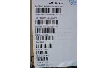 Lenovo 5CB1L60176 Tastatur inkl. Topcase ASM_EURO ENGH82X3NFPSG