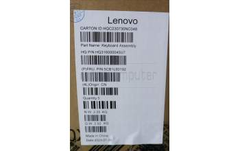 Lenovo 5CB1L60192 C-Abdeckung mit Tastatur, Russisch, Sturmgrau, Ohne_Fingerabdruckscanner